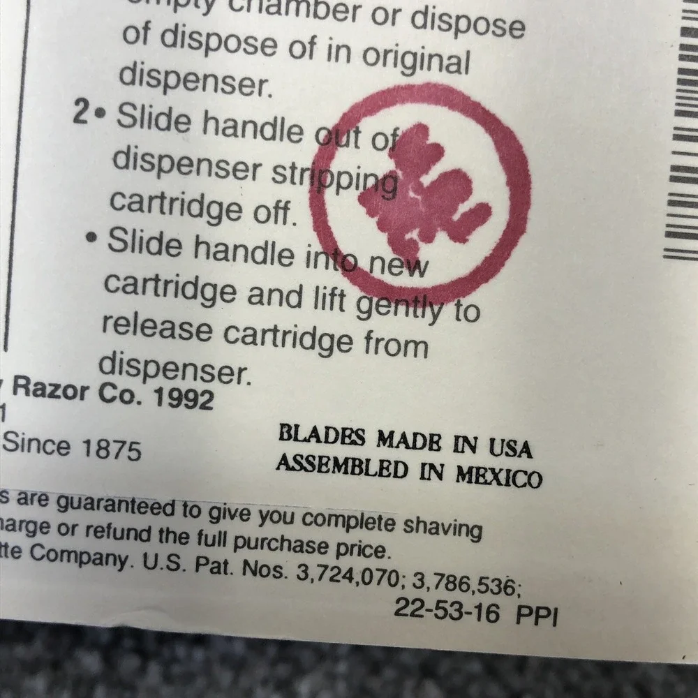 Vintage Personna 2 Razor Twin Blade Cartridges For Trac II USA NOS 10 Pack